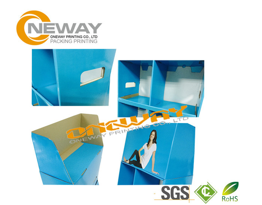 Exhibition Cardboard Pop Up Display Stands Lightweight Aluminum Frame