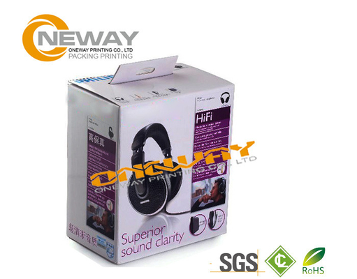 Customization Headphone Electronic Packaging Box With Customization Logo Made Of Art Paper