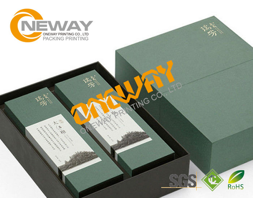 Tea Printed Packaging Boxes Glossy Lamination / Luxury Packaging Boxes