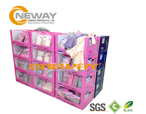 Pallet Cardboard Counter Top Display Gloss Or Matt Lamination