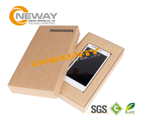 Recycled Kraft Paper Custom Printed Gift Boxes / Retail Gift Boxes