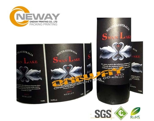 OEM Custom Beverage Labels Printing Wine Bottle Labels Of Roll Adhesive Sticker