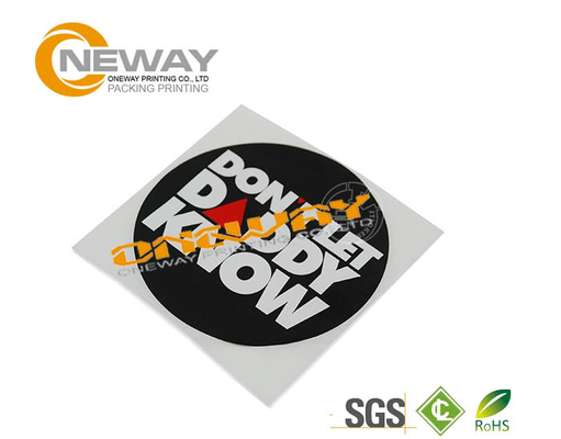 CMYK Full Color Round Stickers Custom Label Tags Of Adhesive