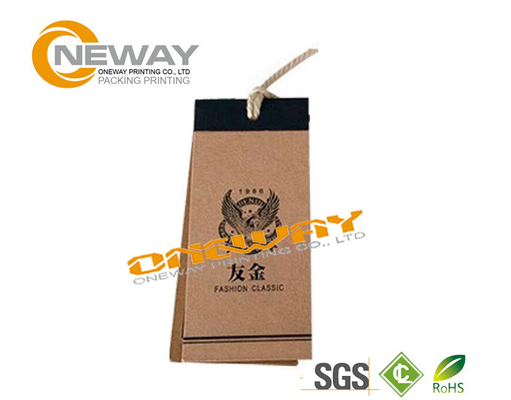Spot UV Paper Custom Label Tags Tab For Bags And Tent Boxes