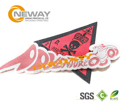 Round Hole Neck Wine Bottle Labels With Full Colour Printed Custom