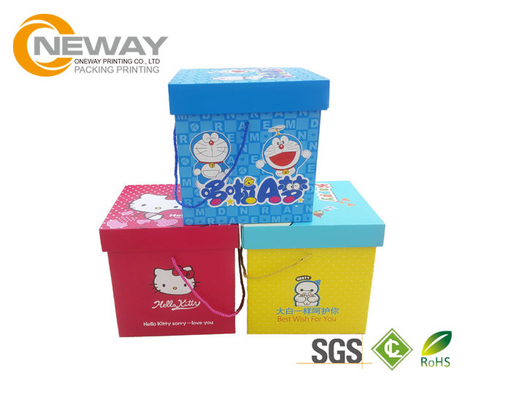 Customized Promotional Simple Clear Gift Packing Boxes For Toy Gift