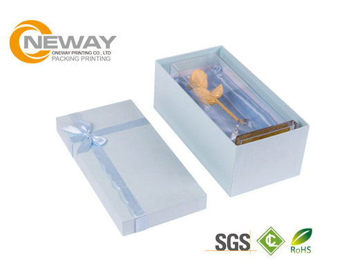Luxury Rose Delivery Square Flower Paper Box / Personalized Gift Flower Boxes