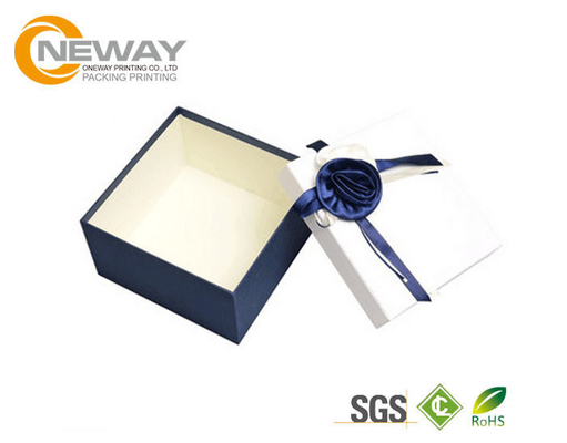 Hand Made Cardboard Flower Gift Box Floral For Party , Custom Logo Printed