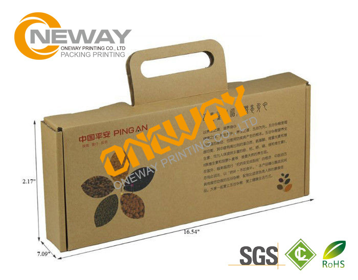 Wholesale Custom Printed Kraft Paper Food Packing Box,Recycle Brown Kraft Food Box
