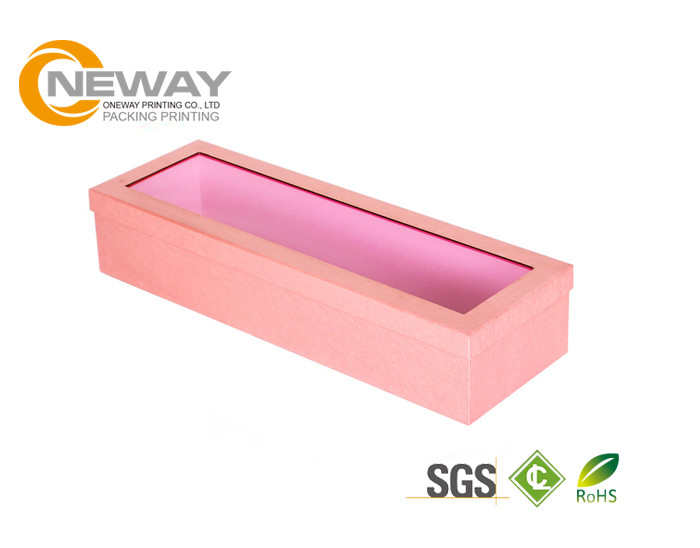Flower Paper Box , Pink Rose Waterproof Square flower paper box